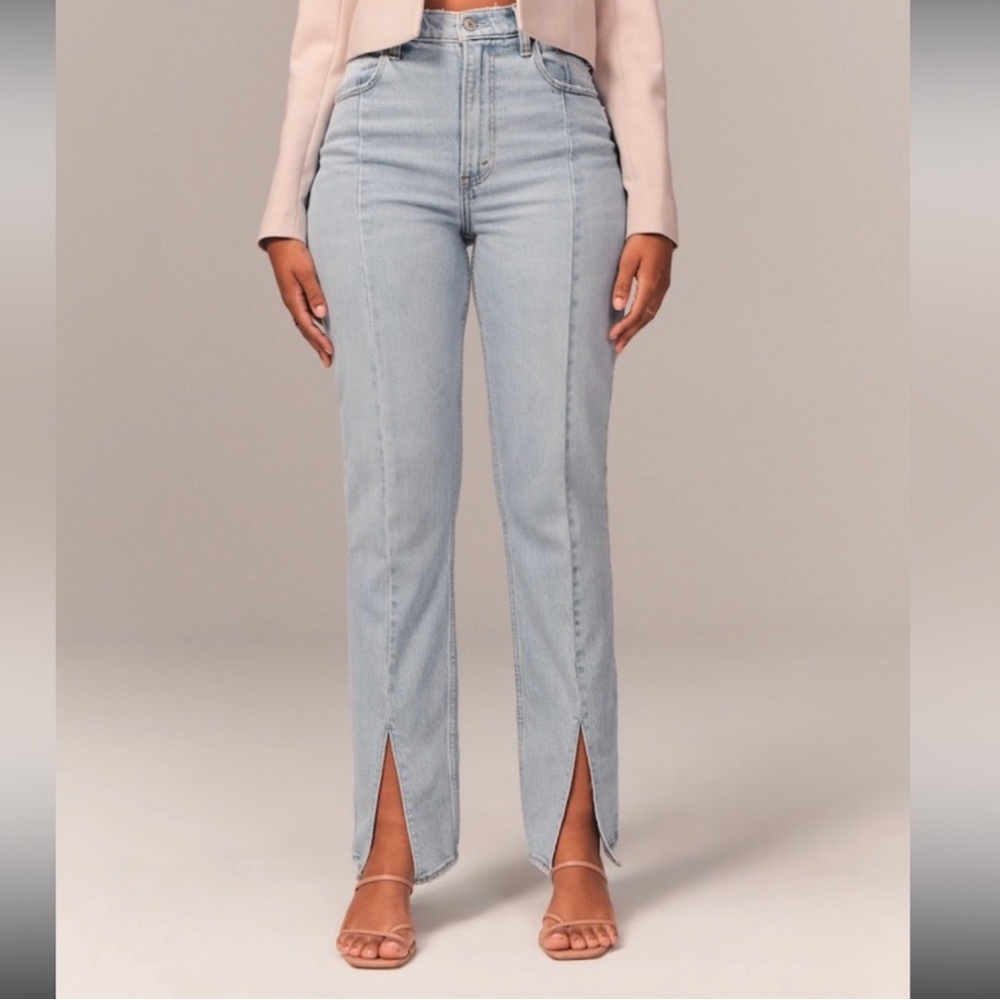 Abercrombie The Skinny High Rise with Split Hem
